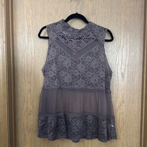 Maurices size one see-through sleeveless shirt